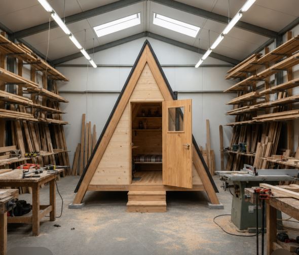 aframe maison en bois